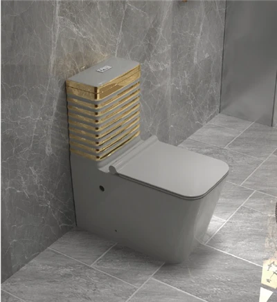 Produsen Toilet One Piece Cina — JT2079 Gold-Toilet Pencucian Trim
